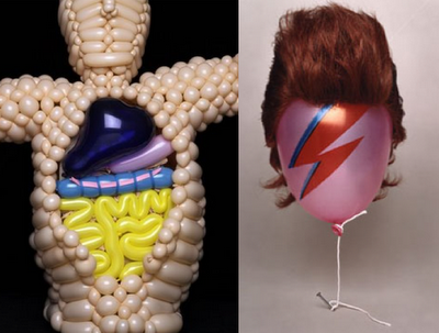 Balloon Art - Anatomy Ziggy Stardust Bowie