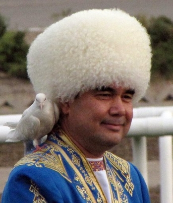 Gurbanguly Berdimuhamedow - With Guest Pigeon