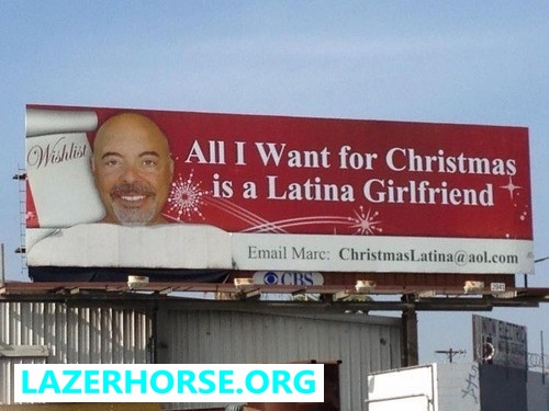 All I want For Christmas Is A Latina Girlfriend