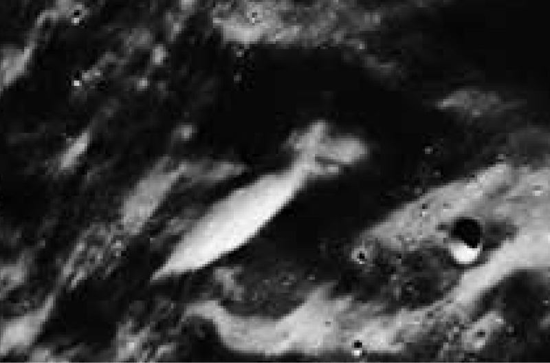 UFO That Looks Like Star Trek Voyager Found On Moon