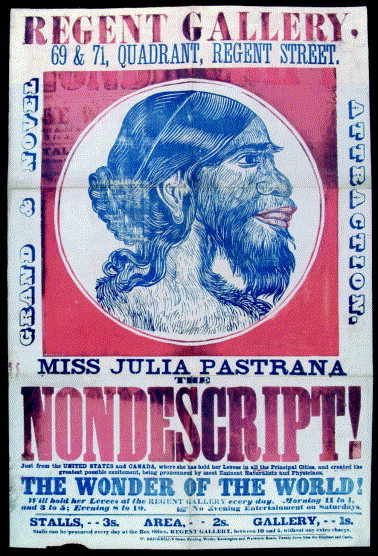 Victorian Freak Show Posters - Julia Pastrama - Regent Street