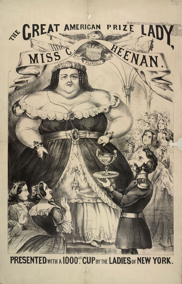 Victorian Freak Show Posters - Miss C Heenan
