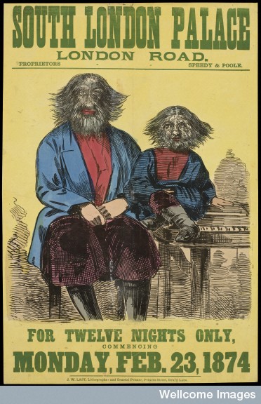 Victorian Freak Show Posters - South London Palace - Speedy & Poole