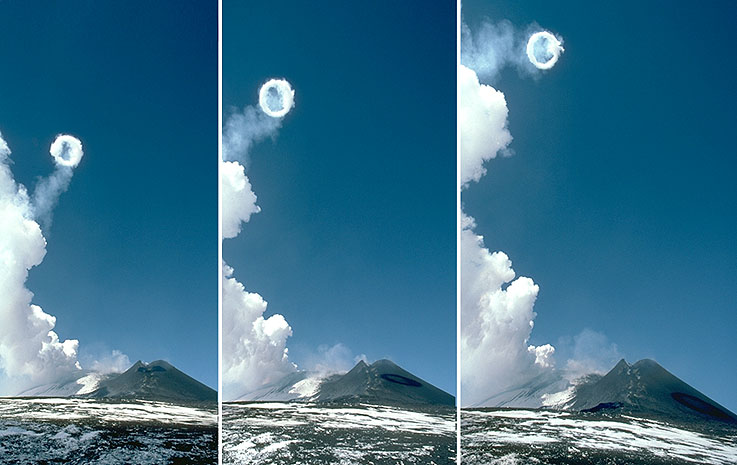 Volcanic Smoke Rings - Stromboli’ s volcano