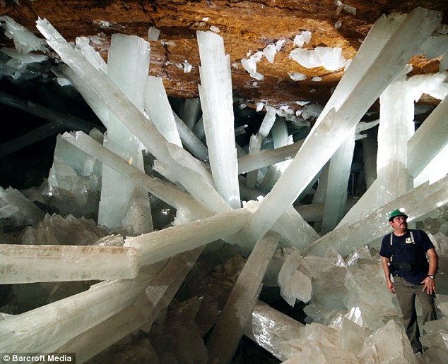 Cave of the Crystals - Naica Mexico - Giant Crystals
