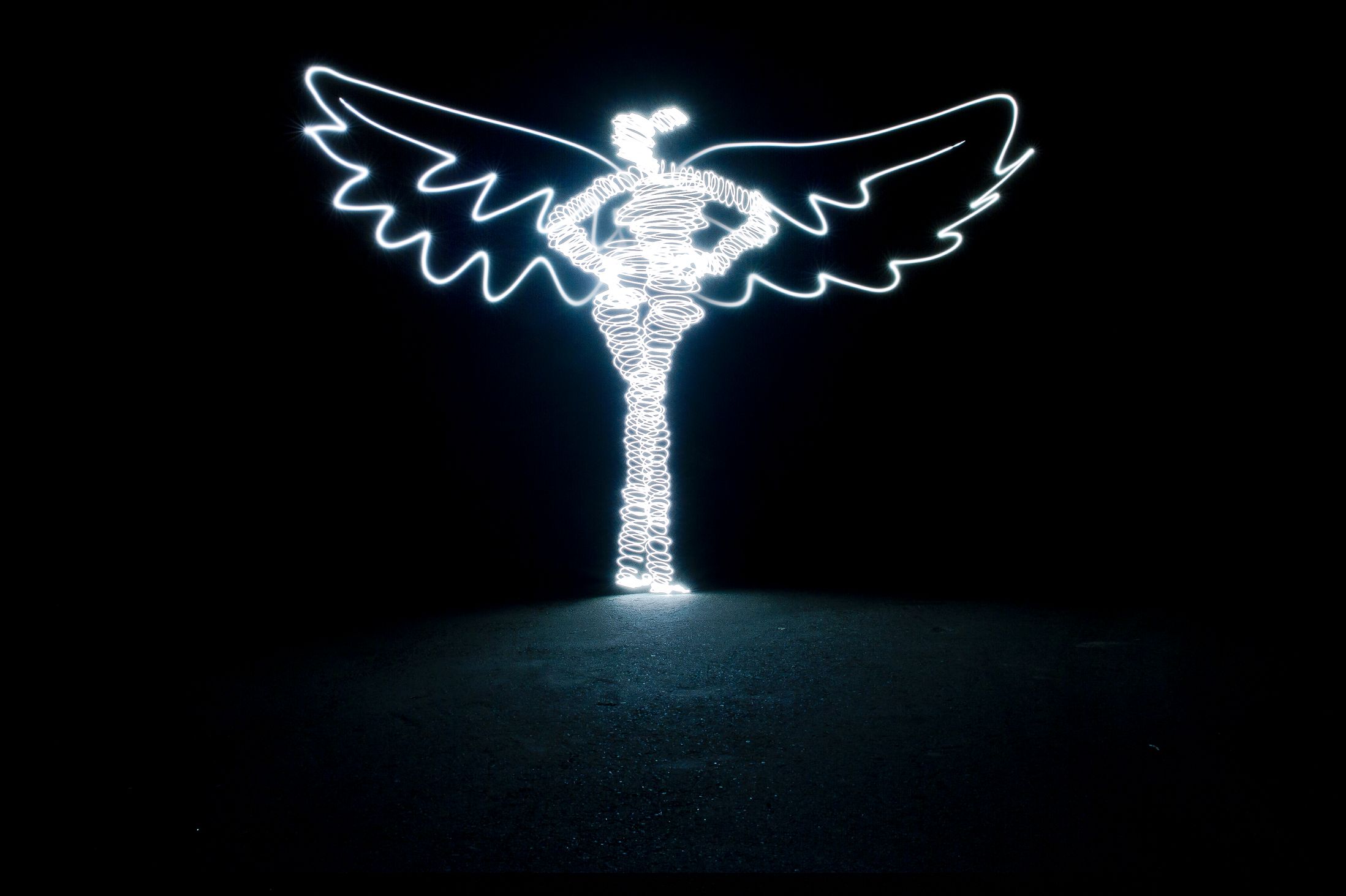 Light Paintings - Darren Pearson - Angel