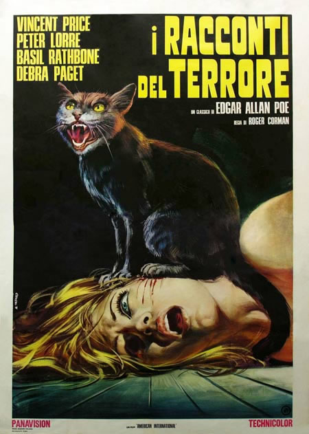 Old Horror Films - Retro Film Posters - I Racconti Del Terrore - Edgar Allan Poe