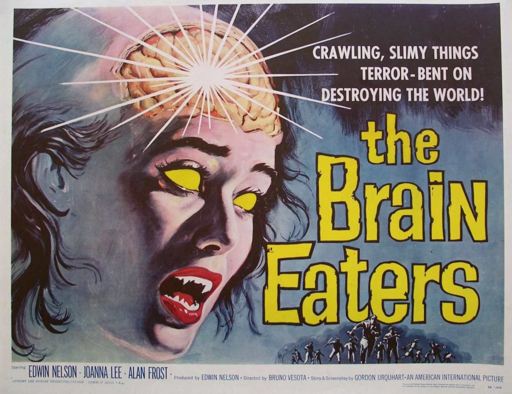 Old Horror Films - Retro Film Posters - The Brain Eaters