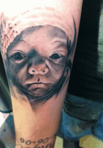 Terrifying baby tattoos - mumra
