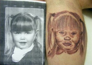 Terrifying baby tattoos - murderous