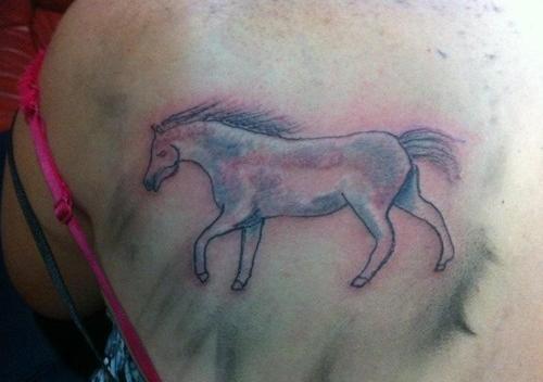 Bad Terrible Horse Tattoo - Freshly Made
