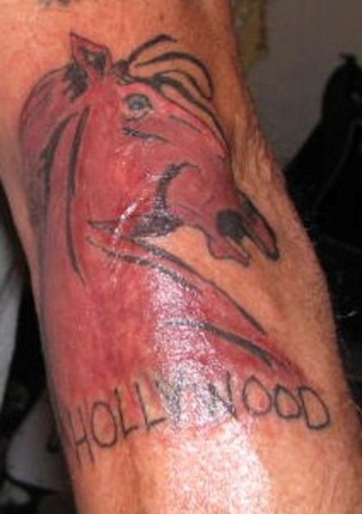 Bad Terrible Horse Tattoo - Hollywood