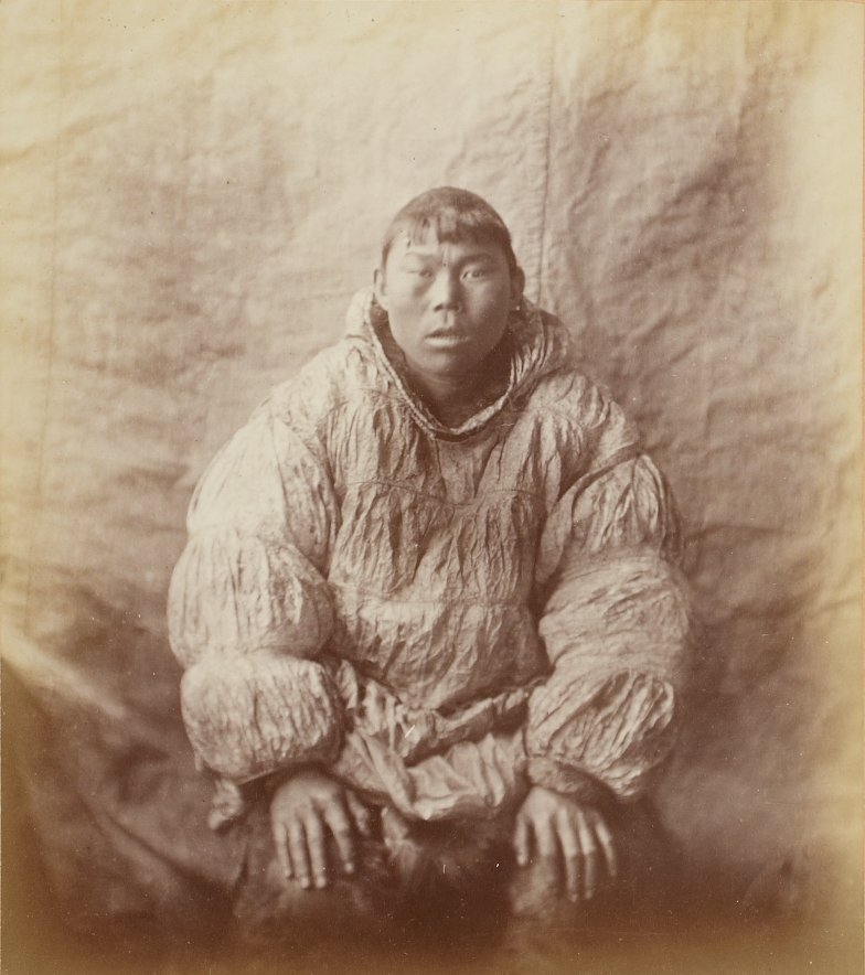 Photos of Eskimo Inuit - 1879 - Young Man