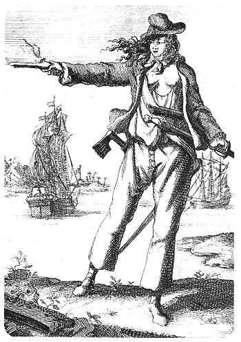 Female Women Pirate - Ann Bonny Bonney 1697-1720