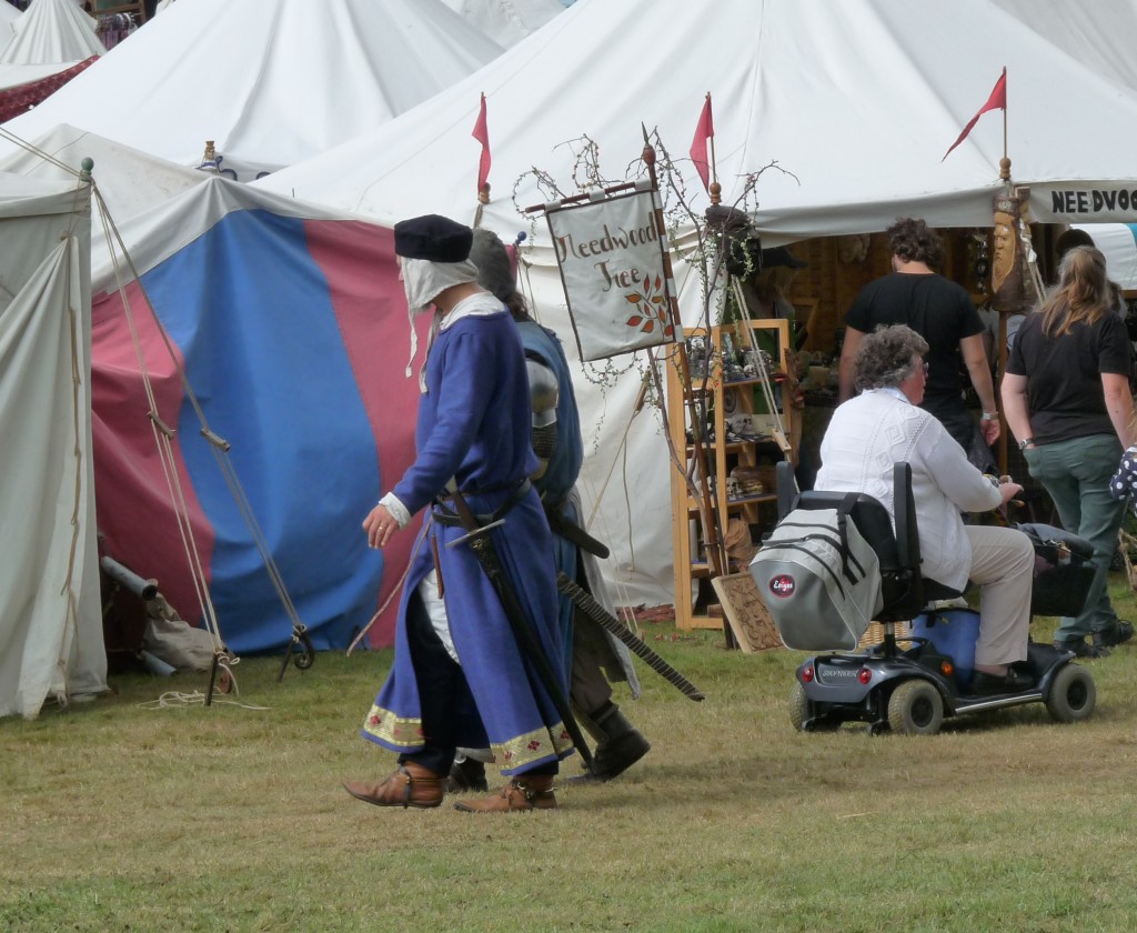 Herstmonceux - Medieval Festival 2013 - Motability Shopper (2)