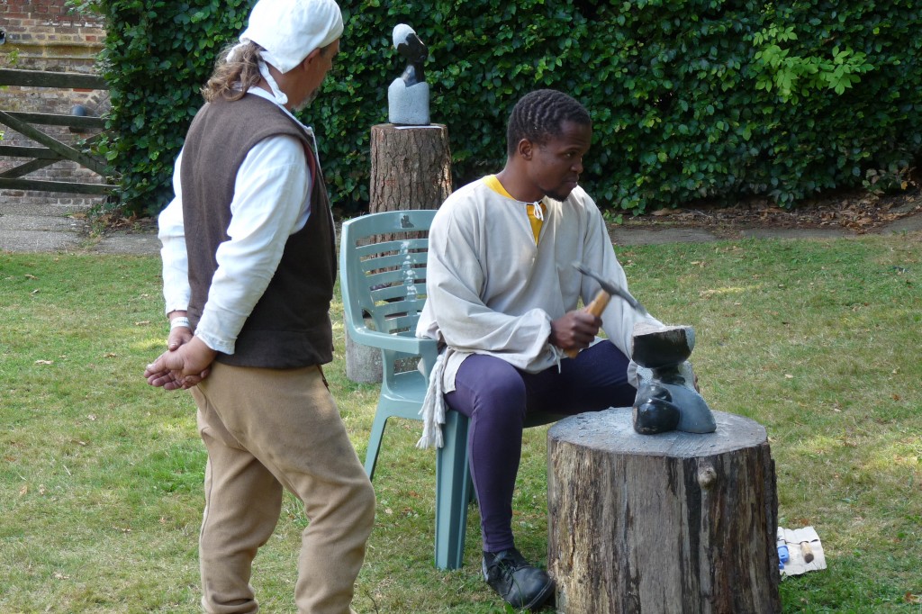 Herstmonceux - Medieval Festival 2013 - Sculpture in Plastic Garden Chair