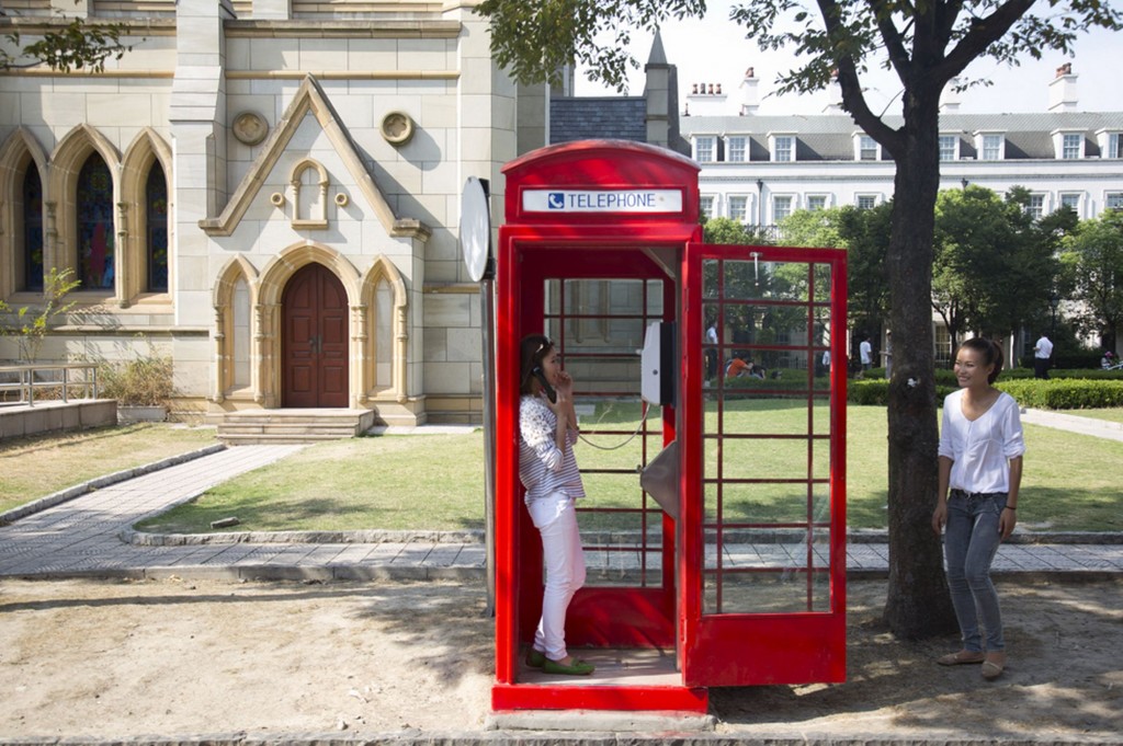 Thames Town - China - Ghost Town - Phone Box