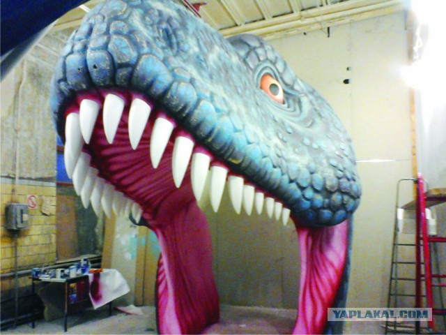 Tyrannosaurus Rex - How to make dinosaur head - m paint