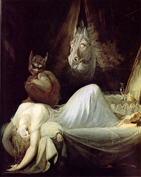 Henry Fuseli - Painter - Illuminati - The Nightmare Variation
