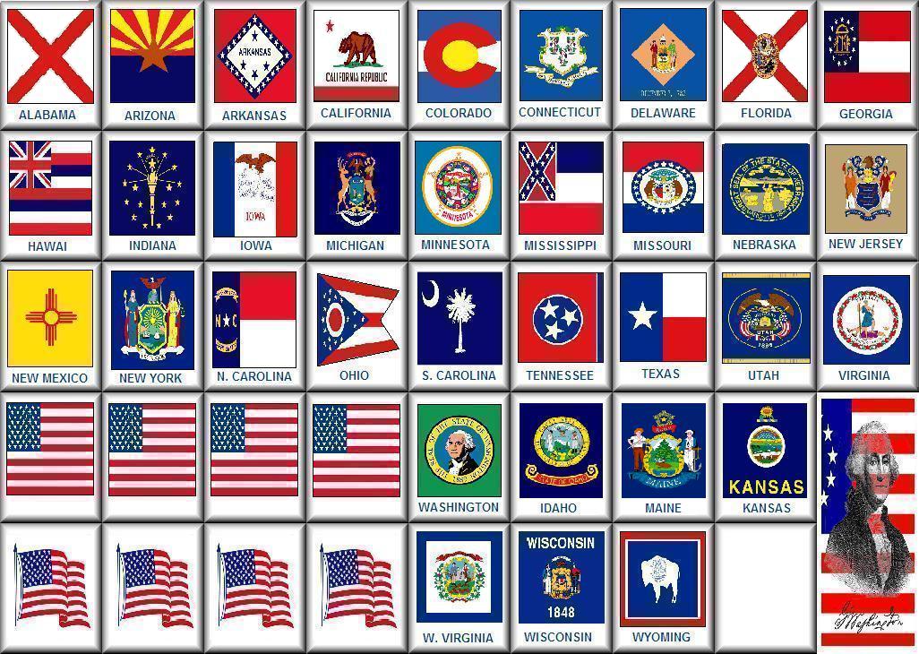 various us flags